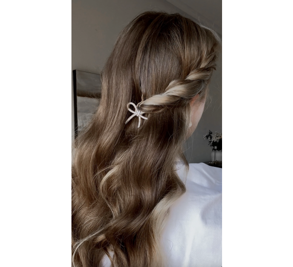 FionaFranchimonNo1HairpinRibbonMedSwarovskikrystallerGyldenguldfinish1stkiskenLIMITEDEDITION-02