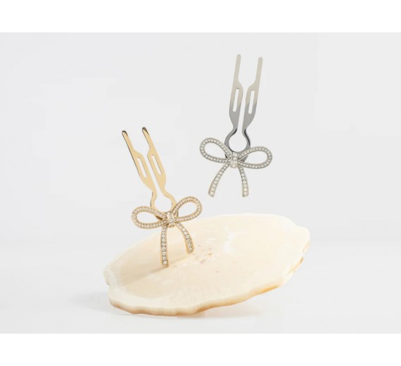 FionaFranchimonNo1HairpinRibbonMedSwarovskikrystallerGyldenguldfinish1stkiskenLIMITEDEDITION-02