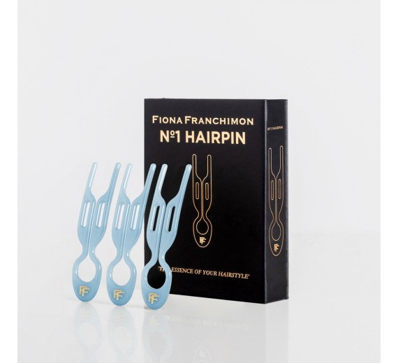 Fiona Franchimon No 1 Hairpin - Sky Blue , 3 stk pk 
