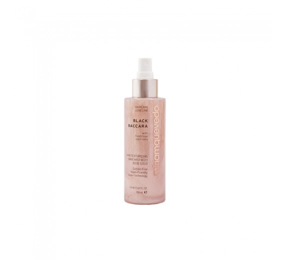 Miriam Quevedo Black Baccara Hair Texturizing wave Mist With Rose Gold 150 ml