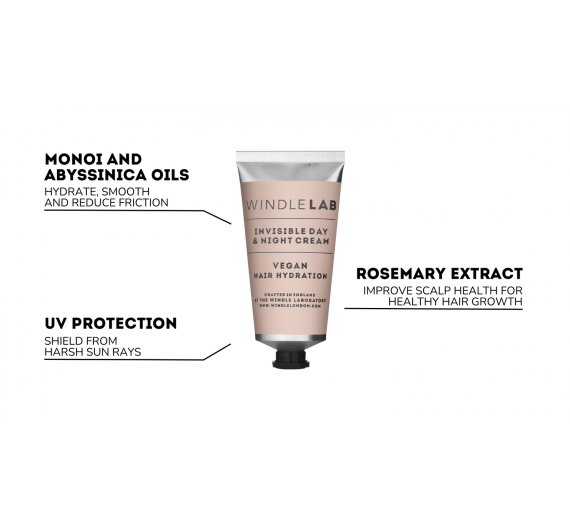 Windle Lab Invisible Day & Night Cream 100 ml - Vegan Hair Hydration 