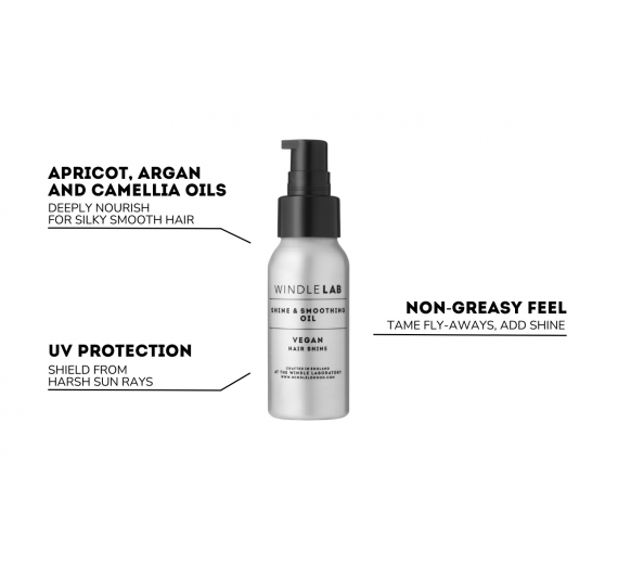Windle Lab Shine & Smoothing Oil 60 ml Vegan Hair Shine