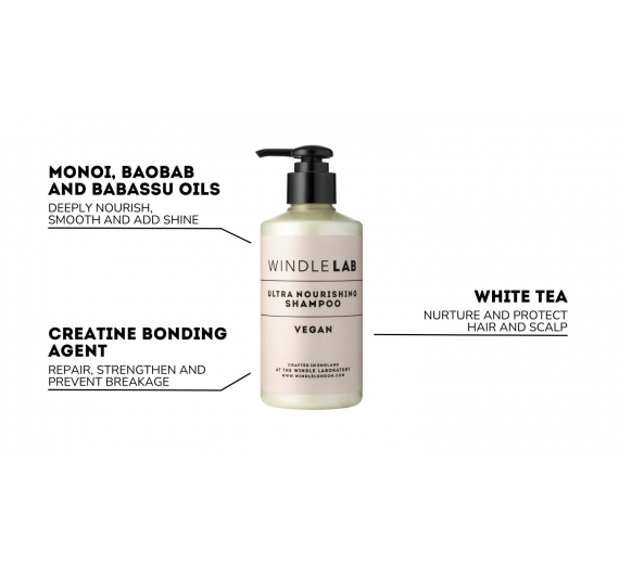 Windle Lab Ultra Nourishing Shampoo 250 ml - Vegan