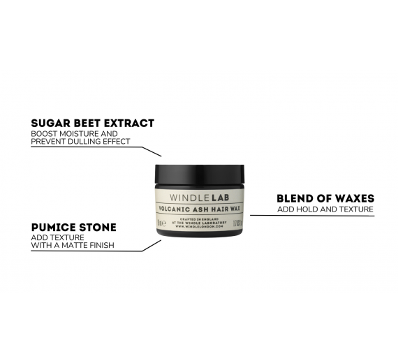 Windle Volcanic Ash Hair 50 ml - Vegan