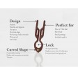 Fiona Franchimon No 1 Hairpin PETITE - Brun 5 stk 