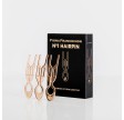 Fiona Franchimon No 1 Hairpin - Bronze Glaze , 3 stk pk 