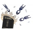 Fiona Franchimon No 1 Hairpin - Royal Blue 3 stk 