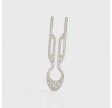 Fiona Franchimon No 1 Hairpin – Med Swarovski krystaller - Hvidguld Finish