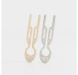 Fiona Franchimon No 1 Hairpin – Med Swarovski krystaller - Hvidguld Finish