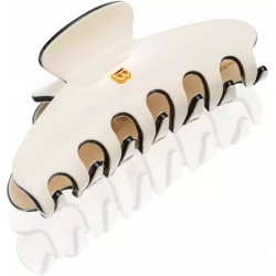 Balmain Pince À Cheveux Large White & Black