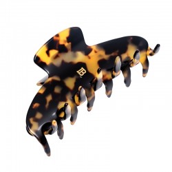Balmain Cellulose Acetate Pince à Cheveux Large Tortouise Shell