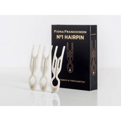 Fiona Franchimon No 1 Hairpin - Cream White, 3 stk 